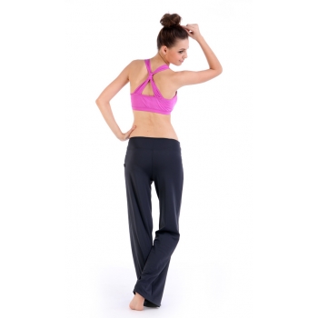 Summer Casual Sling yoga clothing suits 2sets(Chest fold&Cross back straps Sexy Vest+ Bell Pants)